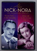 ALIAS NICK &amp; NORA, Two Documentary Profiles William Powell &amp; Myrna Loy + Special - £12.59 GBP