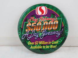 Safeway Staff Pin (Vintage) - 50,000 A Day Giveaway - Celluloid Pin - £11.74 GBP