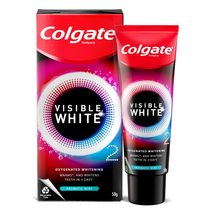Colgate Visible White O2 Teeth Whitening Toothpaste 50gm, Aromatic Mint Flavor - £13.00 GBP
