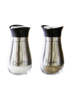 Salt &amp; Pepper Shaker Set Stainless Steel Covering Glass BPA-Free, 4.42 Oz - $12.13 CAD