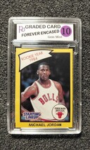 Michael Jordan Chicago Bulls HOF Starting Lineup Basketball Card Graded ... - $8.00