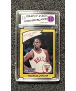 Michael Jordan Chicago Bulls HOF Starting Lineup Basketball Card Graded ... - $8.00