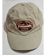 Survivor CBS Africa Season 3 Vintage Adjustable Adult Hat Tan CLEAN - $22.27