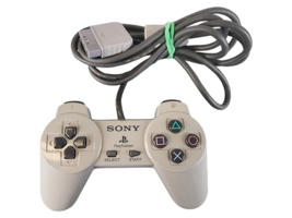 Sony PlayStation PS Controller Gray SCPH-1080 Wired Genuine OEM Gaming - £5.54 GBP