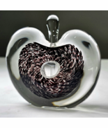 Vintage Art Glass Act Perfume Bottle &amp; Stopper Purple Hand Blown Glass 4... - $55.48 CAD