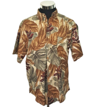 Ralph Lauren Chaps Island Casual Shirt Men&#39;s Size Medium Multicolor Tropical  - £16.82 GBP