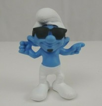 2011 Peyo McDonalds Toy The Smurfs Smooth Smurf With Sunglasses - $3.87