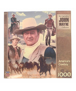 NEW Masterpieces John Wayne America&#39;s Cowboy Jigsaw Puzzle 1000 Pieces - $25.78 CAD