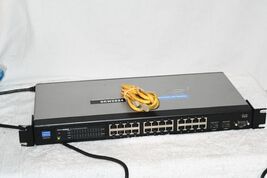 Cisco Systems Linksys SRW2024 V 1.3 24-Port 10/100/1000 Gigabit Switch w1f - $2,053.37 MXN