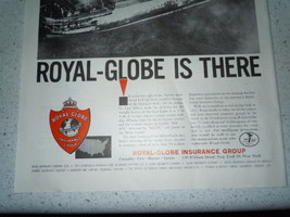 Vintage Royal Globe Insurance Group Print Magazine Advertisement 1960 - $5.46 CAD
