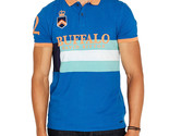 Buffalo David Bitton Men&#39;s Katube Buffalo Polo Shirt in True Blue-Size S... - $32.97