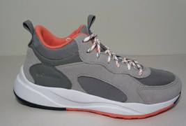 Columbia Size 8 M Pivot Mid Waterproof Gray Leather Sneakers New Women&#39;s Shoes - £92.67 GBP