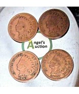 Indian Head Penny 1905, 1906, 1907, and 1908 AA20-CNP2145 Antique - £61.82 GBP