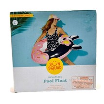 Sun Squad Boston Terrier Dog Pool Float 3&#39; 10&quot; 46&quot; Ages 9+ Swimming Pool... - $18.69