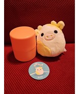 Bodie the Cow Yellow &amp; White 2.5&quot; Squishmallow Micromallow Plush Capsule - $470.61 MXN