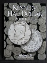 He Harris Kennedy Half Dollars Coin Folder 2000-2016 #3 Album Book 2942 - $9.55