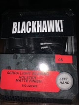 Blackhawk serpa concealment holster/ left hand/ SIG 220/226/229 w/ or w/... - £21.03 GBP