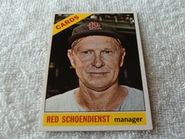 1966 Topps #76 Red Schoendienst Cards Near Mint / Mint Or Better !! - £95.91 GBP