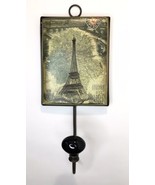 Paris Coat Wall Hook Eiffel Tower Hanging Metal  10&quot; x 4.5&quot; Coat Rack EU... - £9.75 GBP