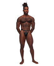 Fetish Jouster Nylon &amp; Spandex Front Ring G-string Black S/m - $18.98