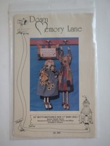 Betty Buttons 32 In Baby Doll 11 In 1990 Down Memory Lane Craft Pattern 69 UNCUT - $8.54