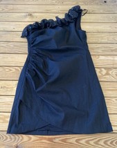 S.L. Fashions Girl’s One shoulder Sequin Trim Dress size 16 Black M10 - £15.68 GBP