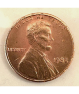 RARE 1982 U.S. Penny, Off Center Rim Error, No Mint Mark, Close AM &amp; More - $126.72