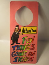 vintage Teacher Classroom Supplies: 10&quot;x4&quot; Door Hanger- Fun Things / Special  - £2.39 GBP