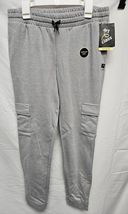 New Art Class Boys' Large 12/14 French Terry Cargo Jogger Pants Reinforced Knee image 2