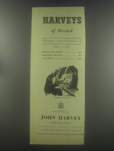 1954 Harveys of Bristol Sherries and Port Ad - Harveys of Bristol - $18.49