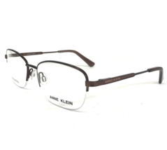 Anne Klein Eyeglasses Frames AK5081 200 MOCHA Brown Round Half Rim 54-17-135 - £54.55 GBP