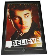 Justin Bieber Signed Framed 29x41 Believe Poster Display 2012 AMA Awards - £580.50 GBP