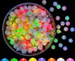 100Pcs Multicolor Led Balloon Lights, Waterproof Flash Round Tiny Led Li... - £19.15 GBP