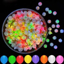 100Pcs Multicolor Led Balloon Lights, Waterproof Flash Round Tiny Led Li... - $23.99