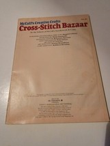 Cross Stitch Bazaar Magazine Vintage 1986 1980s McCall&#39;s Creative Crafts - £7.61 GBP