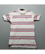 Vintage Polo Ralph Lauren Shirt Mens Medium White Striped Made In USA - $54.09 CAD