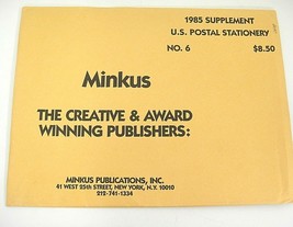 Minkus 1985 United States Postal Stationery Supplement No 6 NOS - $3.75