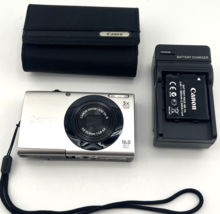 Canon PowerShot A3400 IS 16MP Digital Camera Silver 5x Zoom HD Tested MINT - £182.89 GBP