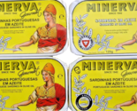 Sardines Portuguese in Olive Oil Minerva 4 Cans x 120g (4.23oz each) Por... - $32.20