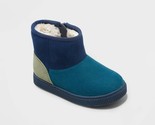 NEW Kids Cat &amp; Jack Colorblock Winter Zipper Boots sz 9 faux fur lining ... - £7.88 GBP