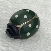Beetle Lady Bug Green Pin Brooch Vintage - $10.00