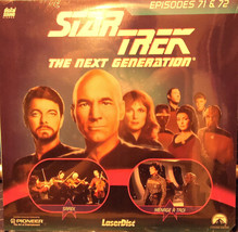 STAR TREK: TNG LaserDisc AND Original 35MM Slide &amp; Print!  Eps 71-72    ... - £17.82 GBP