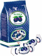 SLIWKA NALECZOWSKA Solidarnosc Candied Plums in Dark Chocolate Слива в ш... - £7.88 GBP