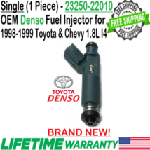 BRAND NEW Genuine Denso x1 Fuel Injector for 1998, 1999 Toyota Corolla 1.8L I4 - £60.13 GBP