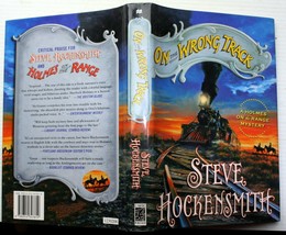 Steve Hockensmith ON THE WRONG TRACK (Holmes on the Range #2) cozy humor mystery - £5.17 GBP