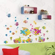 [Ocean World] Decorative Wall Stickers Appliques Decals Wall Decor Home Decor - £6.75 GBP
