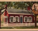 Birthplace of Thomas A. Edison Milan OH Postcard PC531 - $4.99