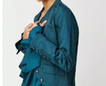 Free People Ruffles Romance Jacket Teal Jewel Women&#39;s Size XS New With Tags - £77.40 GBP