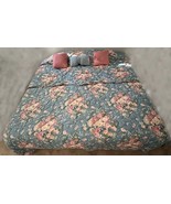 Floral King Size Quilted Bedspread - Custom-Made - €64,69 EUR