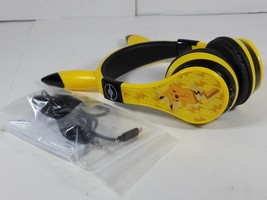 Pokemon Pikachu eKids Wireless Bluetooth Over Ear Kids Headphones - Yellow - £13.39 GBP